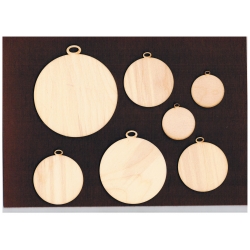 SKLEJKA #3mm  Bombka z zawieszką komplet 7szt  ( 10 cm  ,8 ,6-3x ,4-2x )medal  , bańka